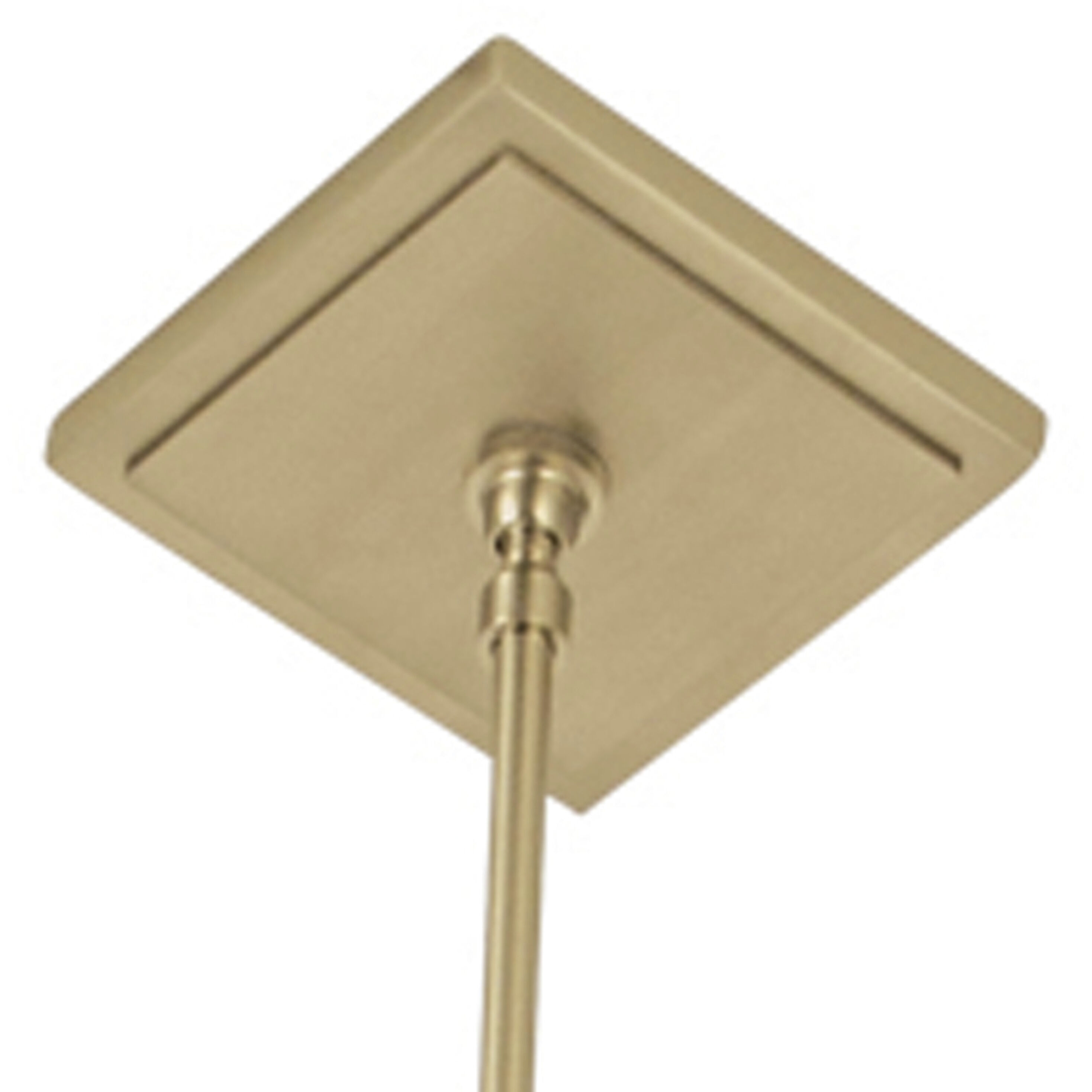 Carnival 6 Light 49.5 inch Satin Brass Chandelier Ceiling Light