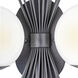 New Traditional 2 Light Matte Black Wall Sconce Wall Light