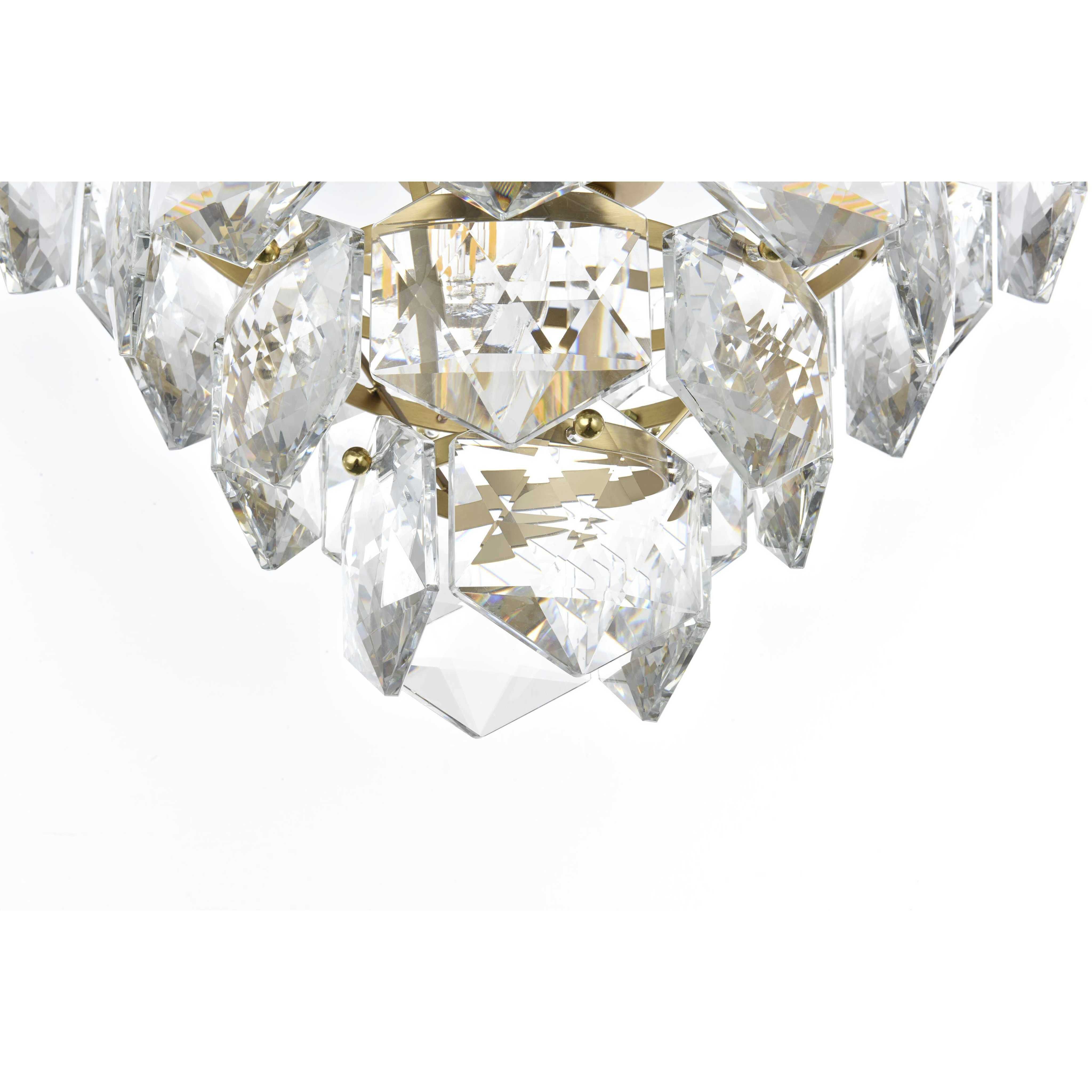 Adaline 6 Light 16 inch Satin Gold Chandelier Ceiling Light