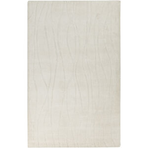 Wave 63 X 39 inch Neutral Area Rug, Acrylic and Wool