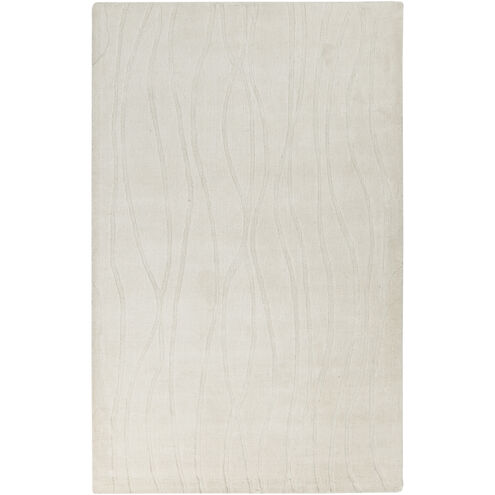 Wave 63 X 39 inch Neutral Area Rug, Acrylic and Wool