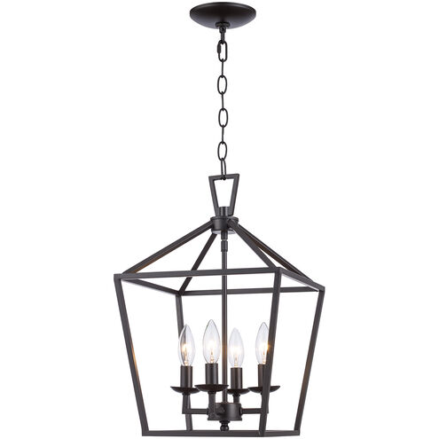 Lacey 4 Light 12 inch Rubbed Oil Bronze Pendant Ceiling Light