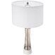 Contemporary 30.2 inch 40.00 watt White/Bronze Table Lamp Portable Light