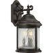 Ashmore 3 Light 17 inch Antique Bronze Outdoor Wall Lantern