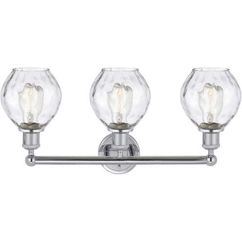 Waverly 3 Light 24 inch Polished Chrome Bath Vanity Light Wall Light in Clear Glass