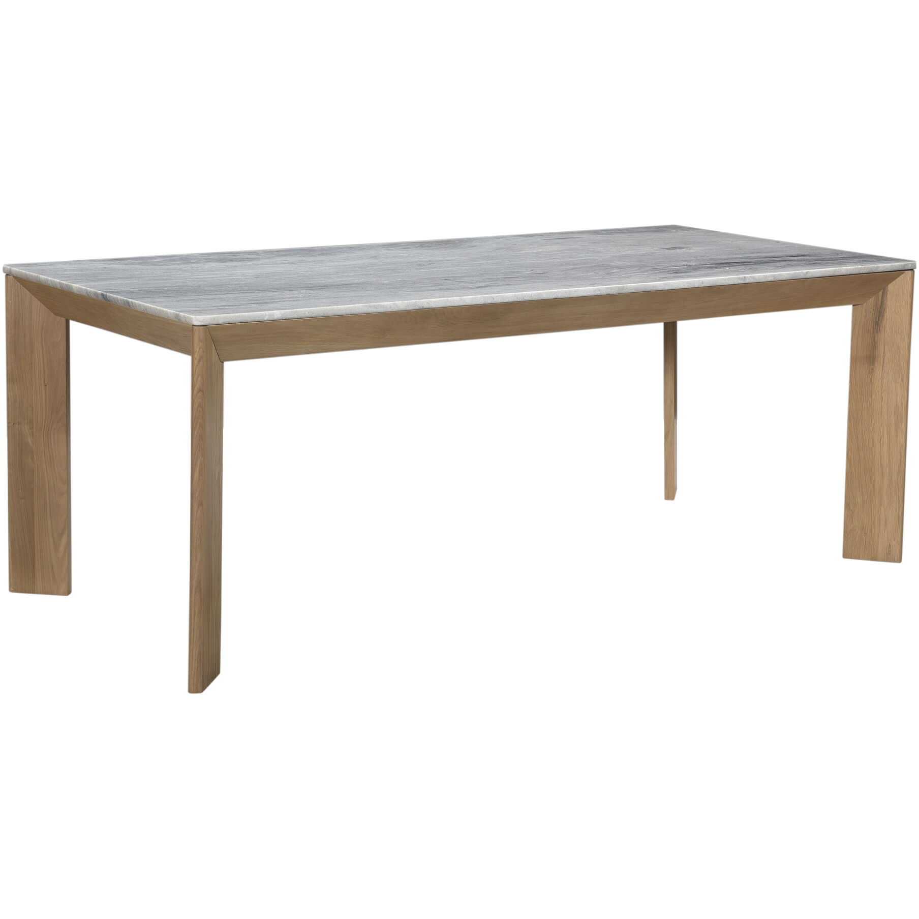 Angle 80 X 36 inch Grey Dining Table, Rectangular