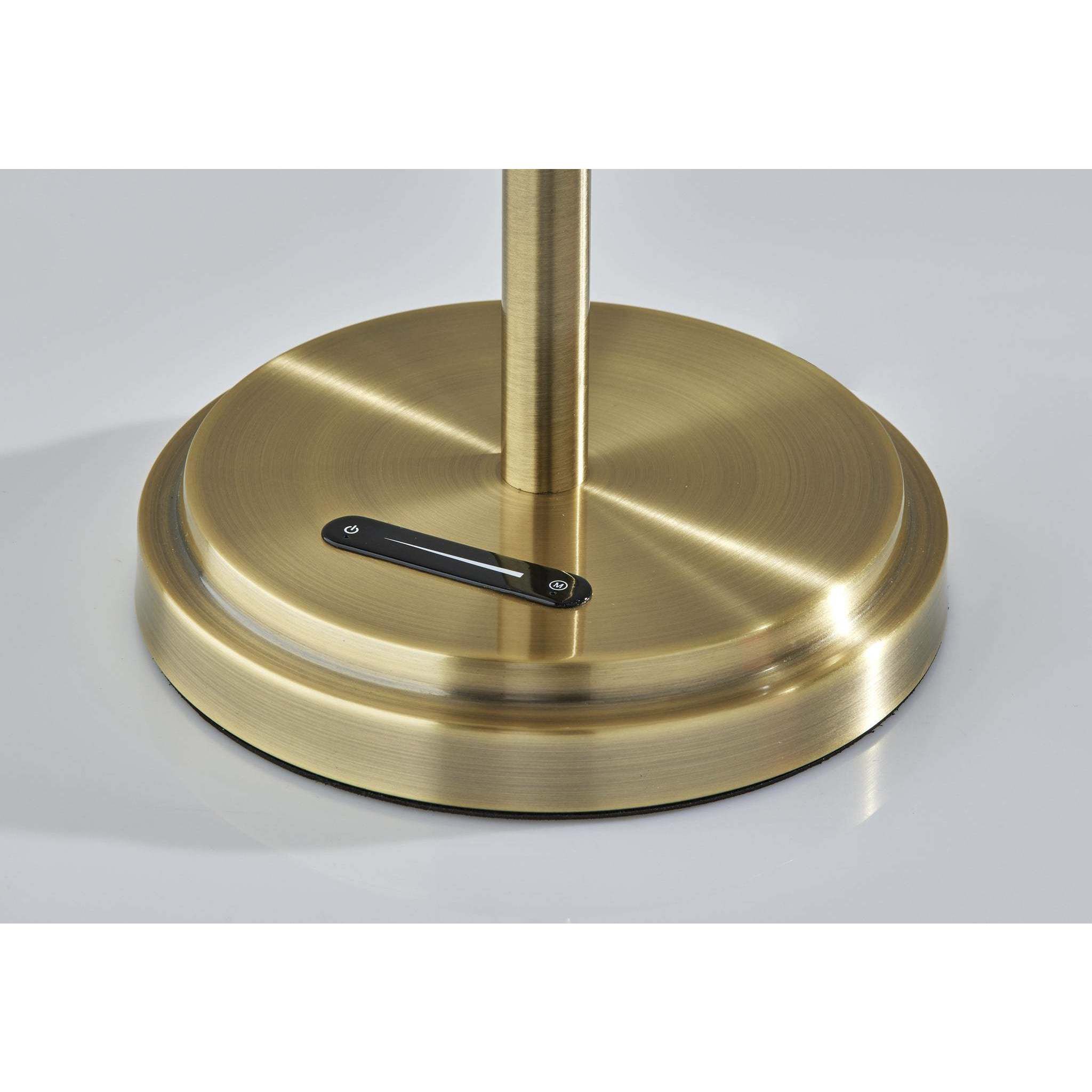 Juliana 21 inch 12.00 watt Antique Brass Table Lamp Portable Light