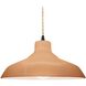 Radiance 1 Light 15.5 inch Adobe and Matte Black Pendant Ceiling Light