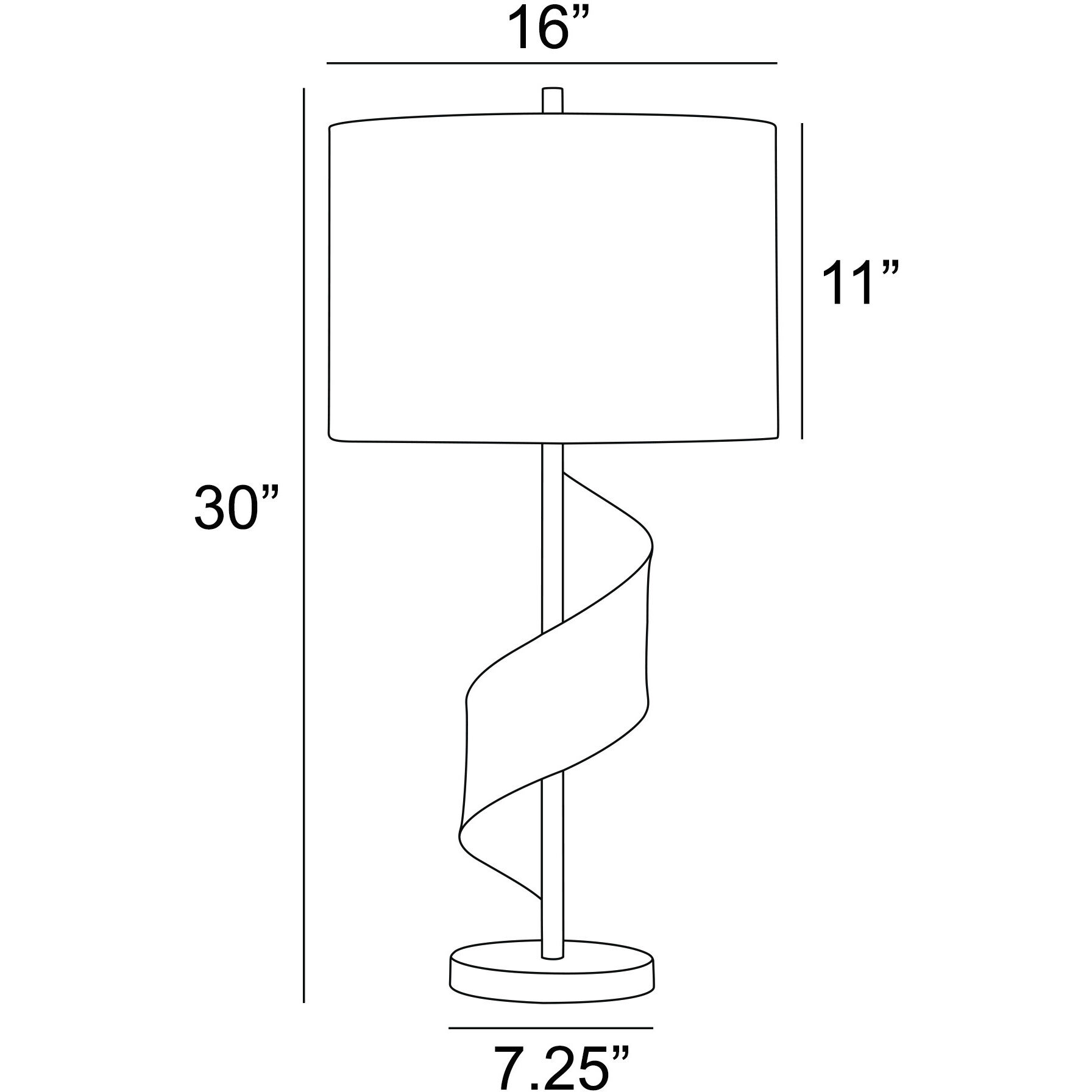 Roetta 30.5 inch 100.00 watt Nickel Table Lamp Portable Light