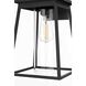 Lambert 1 Light 14 inch Black Outdoor Wall Sconce