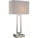 Torren 28 inch 60.00 watt Satin Nickel Table Lamp Portable Light