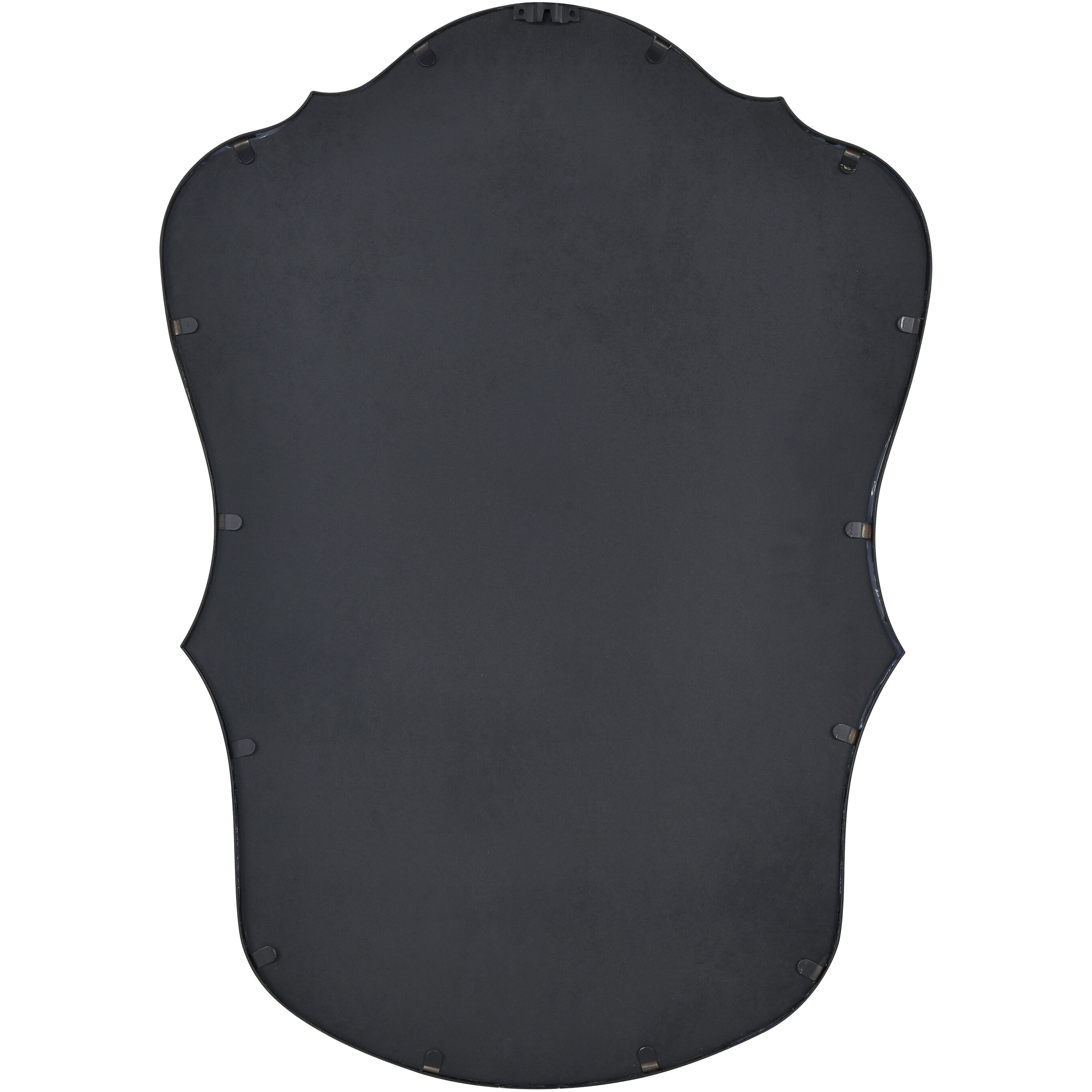 Middleton 31.75 X 22.75 inch Black with Mirror Wall Mirror