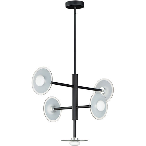 Helio LED 26.5 inch Black Multi-Light Pendant Ceiling Light