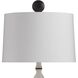 Minaret 34.5 inch 60 watt White and English Bronze Table Lamp Portable Light