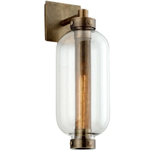 Atwater 1 Light 7 inch Vintage Brass Wall Sconce Wall Light 