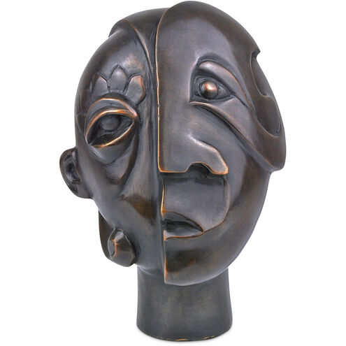 Cubist Head 8.5 X 7 inch Bronze Sculpture