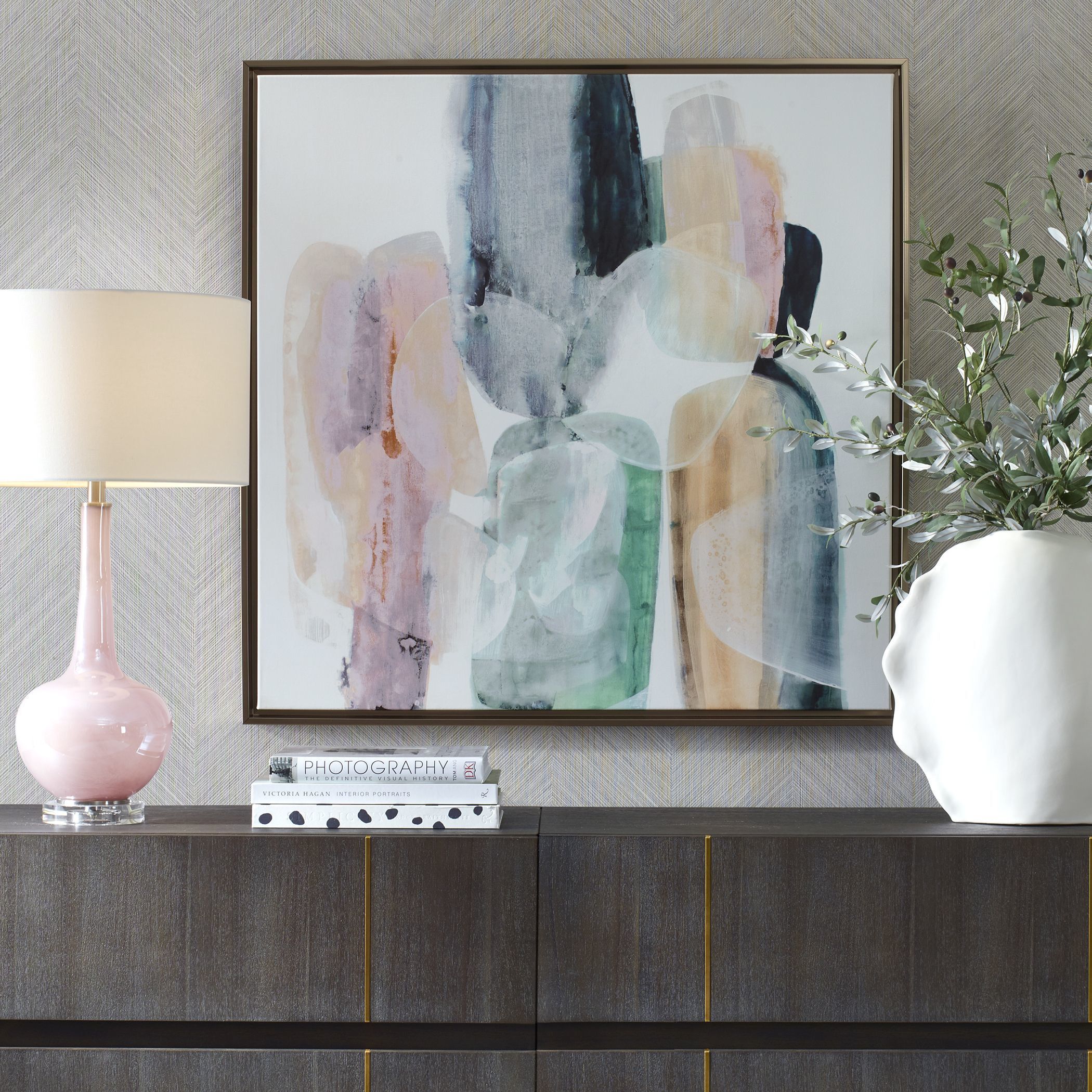 Mood Elevator 37.5 X 37.5 inch Abstract Canvas