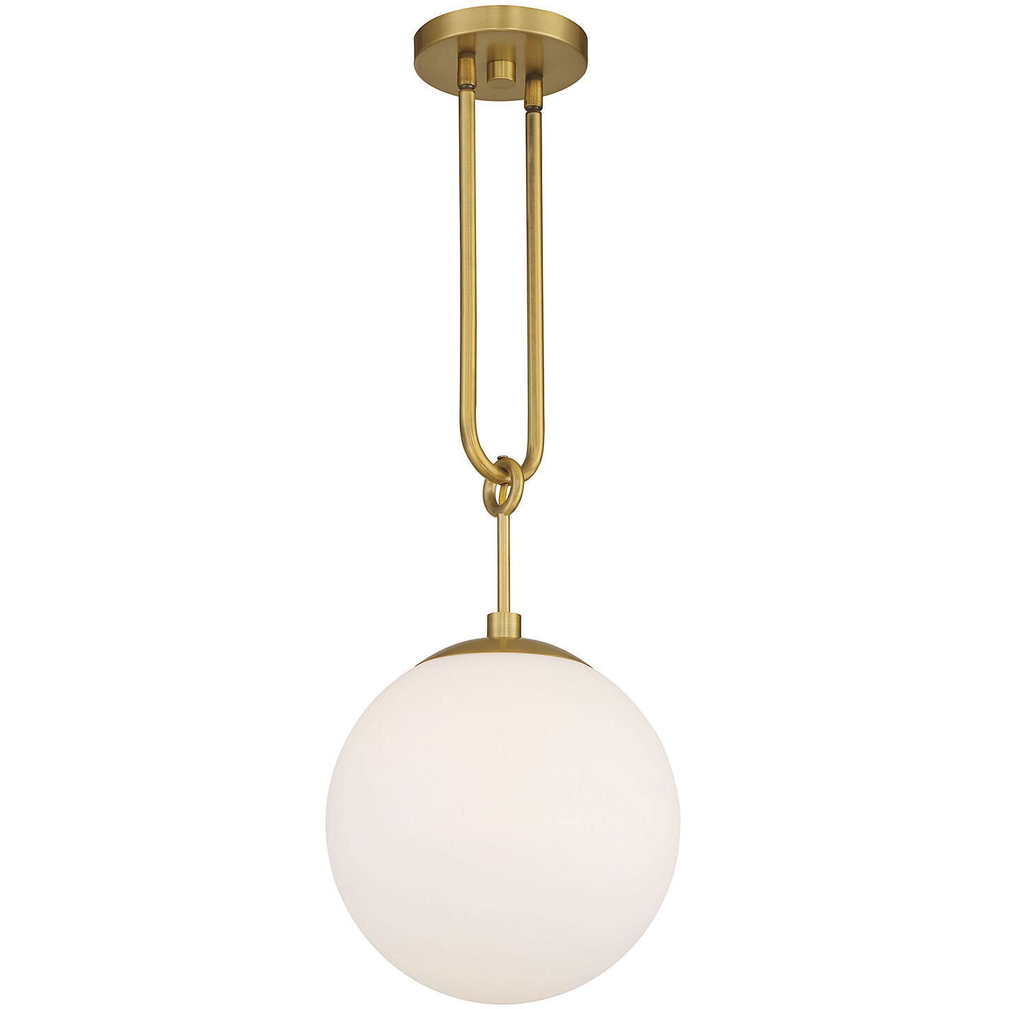 Becker 1 Light 10 inch Warm Brass Pendant Ceiling Light, Essentials