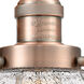 Franklin Restoration Bullet LED 7 inch Antique Copper Sconce Wall Light