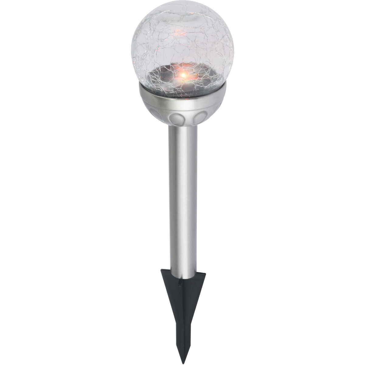 Allium 0.07 watt Silver Outdoor Path Light, Pack of 4