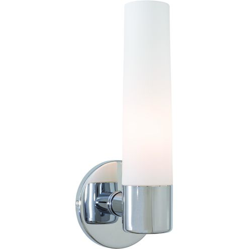 Saber 1 Light 4.75 inch Chrome Wall Sconce Wall Light in Incandescent