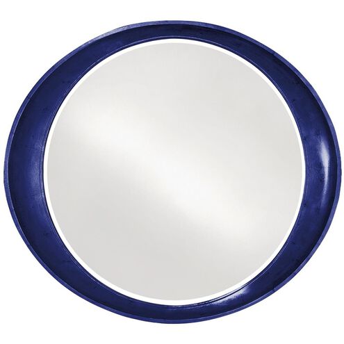 Ellipse 39 X 35 inch Navy Mirror