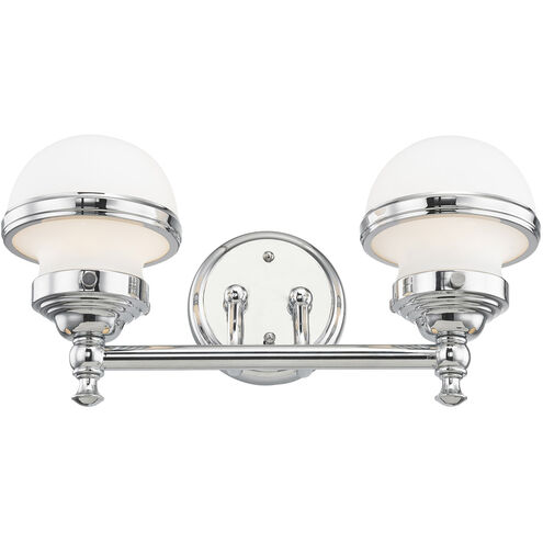Oldwick 2 Light 15 inch Polished Chrome Bath Vanity Wall Light