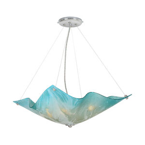 Blue Dawn 3 Light 19 inch Brilliant Silver Chandelier Ceiling Light, Private Events