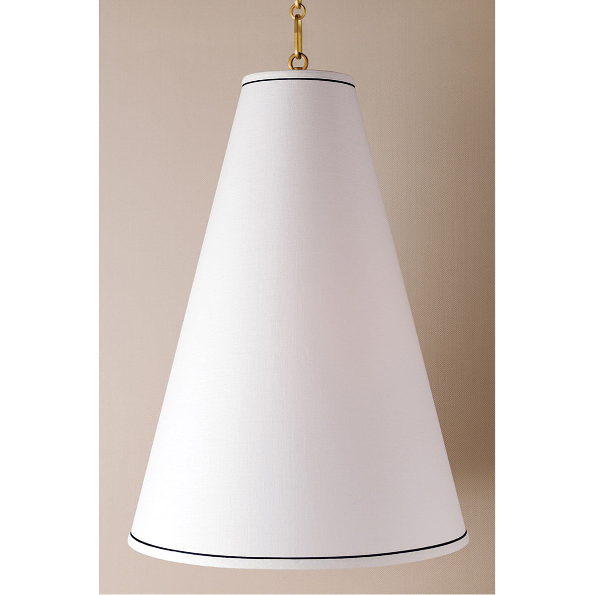 Worth 1 Light 16 inch Aged Brass Pendant Ceiling Light