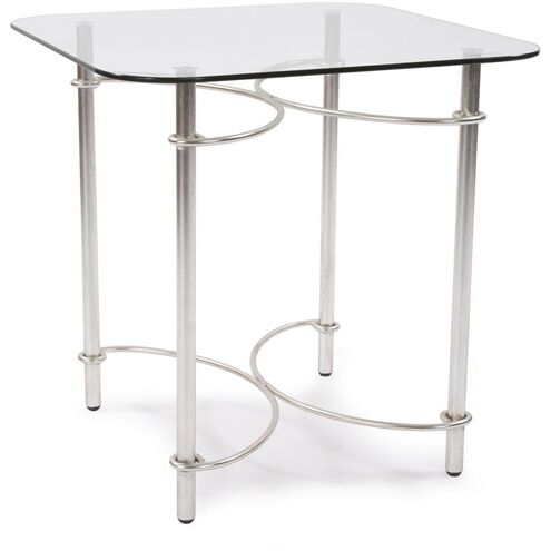 Laurel 24 X 24 inch Silver Side Table