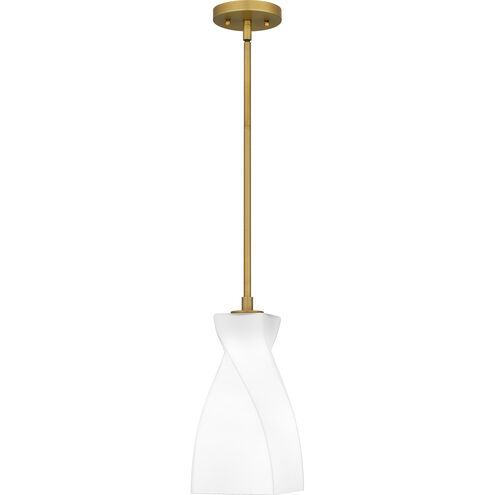 Stetson 1 Light 6 inch Brushed Gold Mini Pendant Ceiling Light, Small
