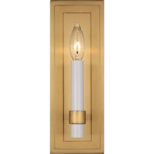 C&M by Chapman & Myers Marston 1 Light 4.25 inch Burnished Brass ADA Wall Sconce Wall Light