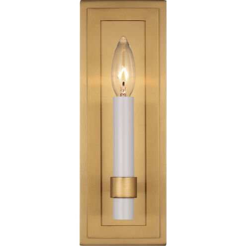 C&M by Chapman & Myers Marston 1 Light 4.25 inch Burnished Brass ADA Wall Sconce Wall Light