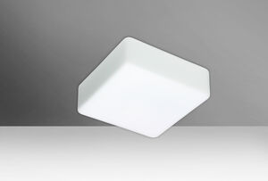 Geo 9 1 Light 9 inch Flush Mount Ceiling Light in Incandescent