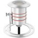 WAC Submersible Indicator Light 12 4.2 watt Stainless Steel Path Indicator Light in 2in, Colorscaping