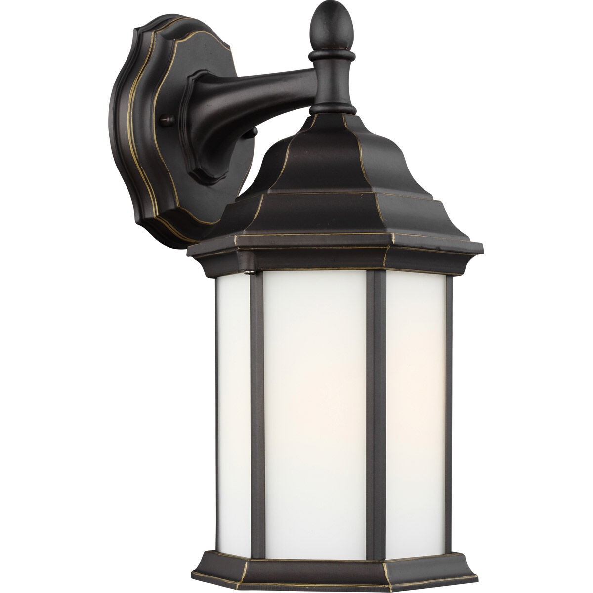 Sevier 1 Light 12.5 inch Antique Bronze Outdoor Wall Lantern, Small