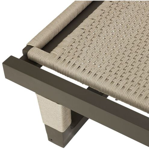 Daytona Buff and Blackened Bronze Outdoor Chaise