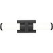 Idris LED 18.5 inch Matte Black Bath Vanity Wall Light