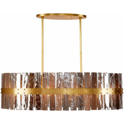 Sinclair 8 Light 41.5 inch Smoke Chandelier Ceiling Light