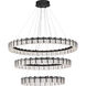 Sevryn LED 44.5 inch Dark Matte Black Chandelier Ceiling Light