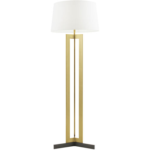 Newman 65.5 inch 150 watt Antique Brass Floor Lamp Portable Light