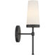 Haynes 1 Light 5 inch Matte Black Wall Sconce Wall Light