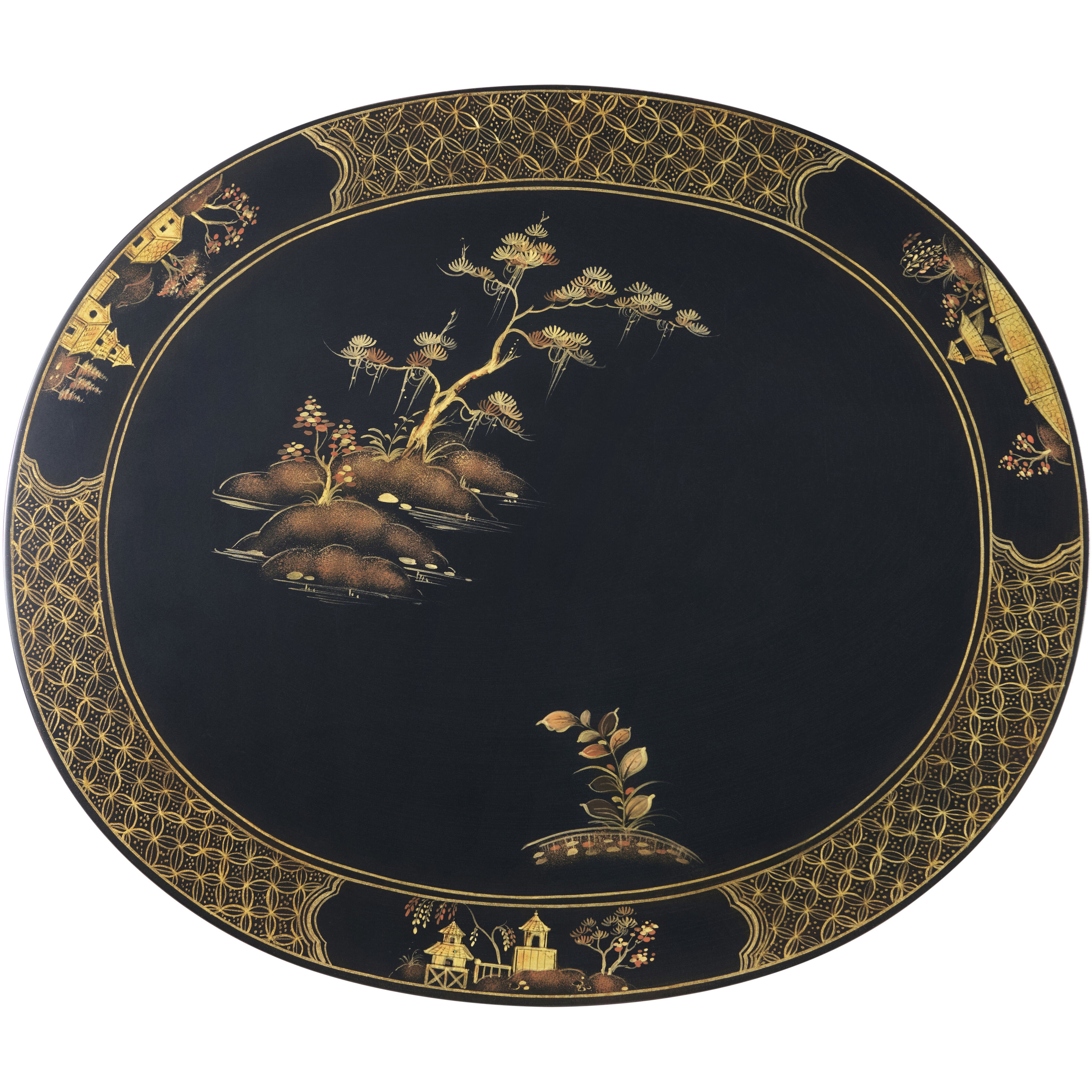 Brushwork 29.25 X 20 inch Lamp Table, Wooden