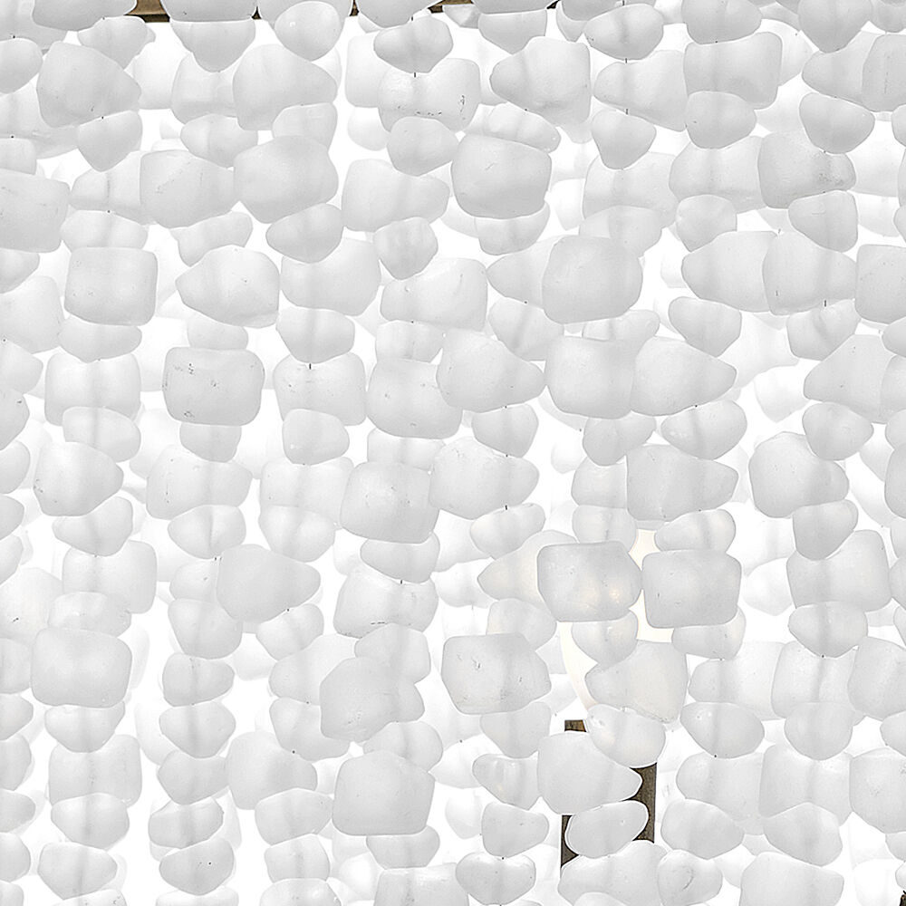 Dune LED 48 inch Burnished Gold Chandelier Ceiling Light, Linear & Oval