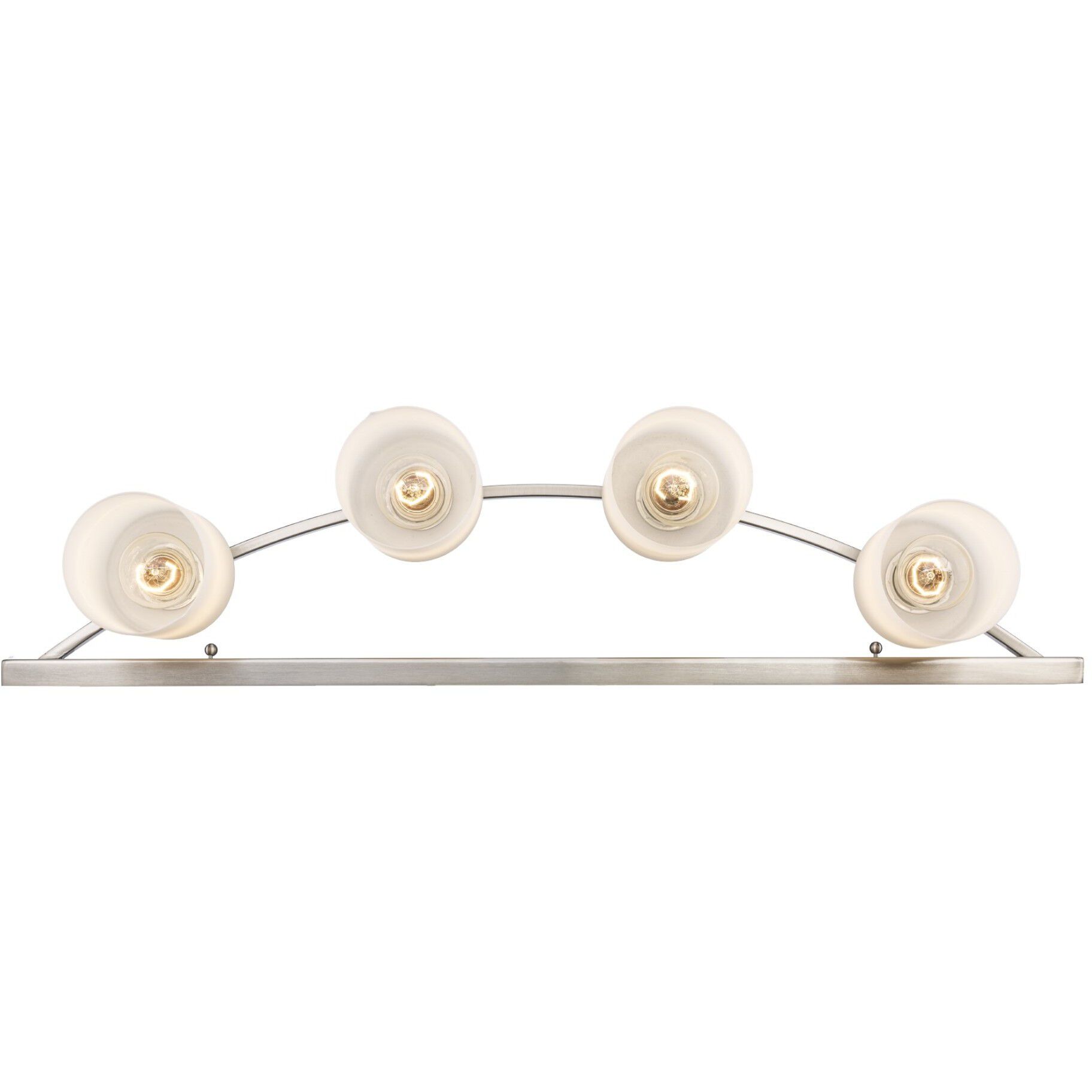Moonlight 4 Light 31 inch Brushed Nickel Reversible Bath Vanity Bar Wall Light