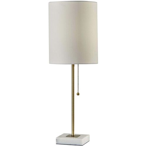 Fiona 23 inch 60.00 watt Antique Brass Table Lamp Portable Light