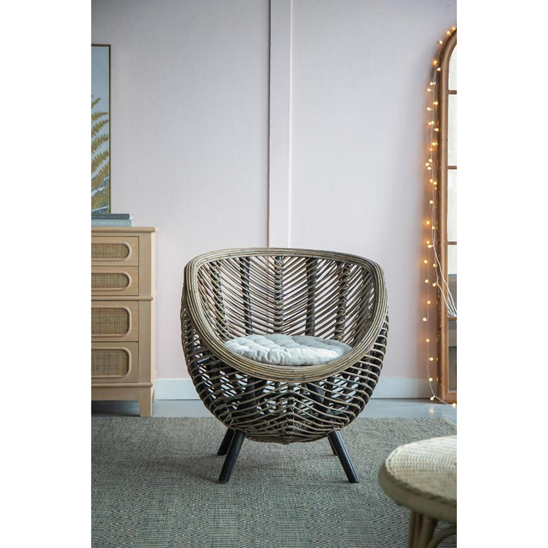 Gogo Brown Chair, With Cushion