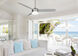 Airetor III 54 inch Brushed Nickel/Silver with Silver Blades Ceiling Fan