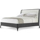 Rome Nera US King Bed, Wooden, Upholstered