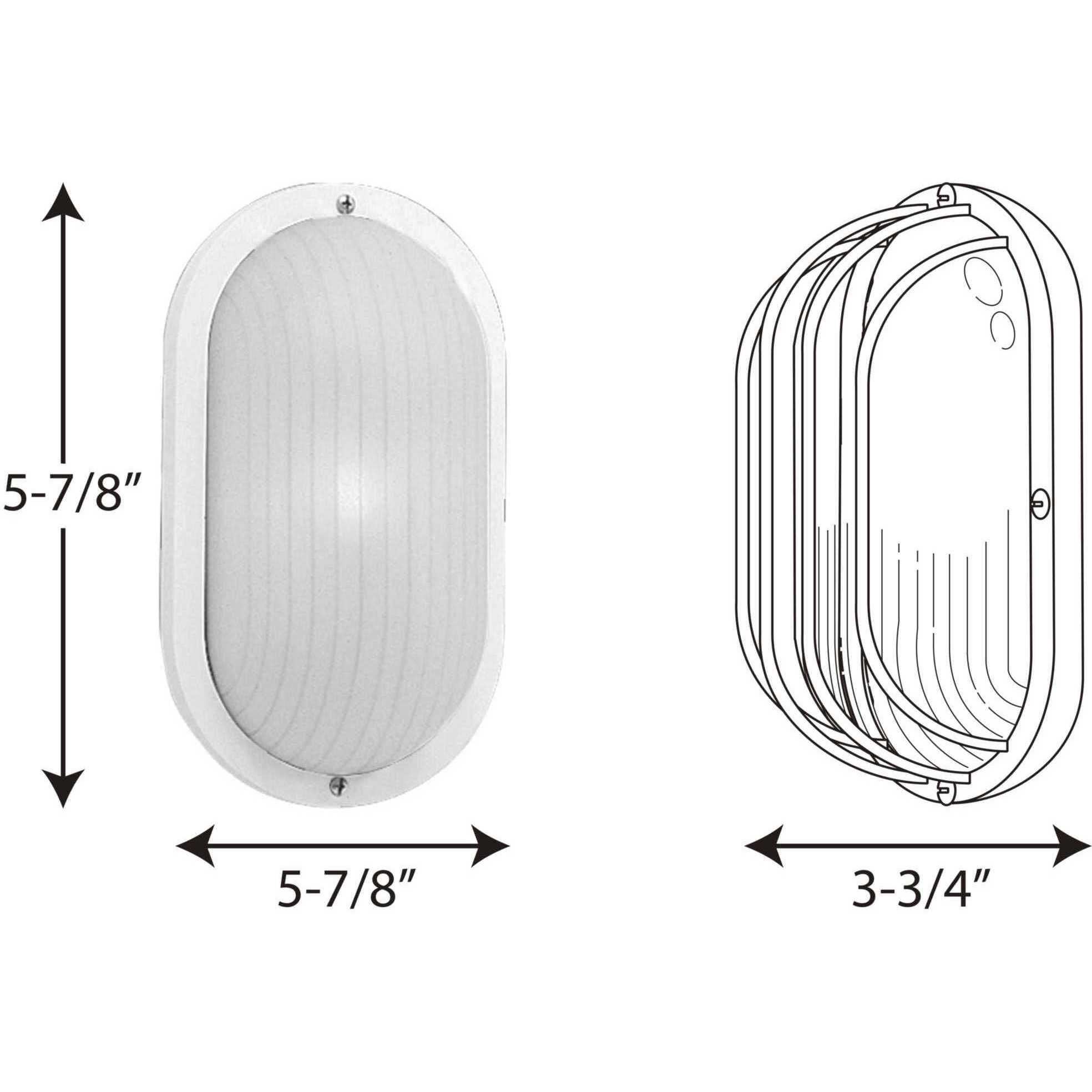 Bulkheads 1 Light 10.5 inch White Outdoor Ceiling/Wall Mount Bulkhead